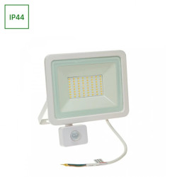 NOCTIS LUX 2 NAŚWIETLACZ 50W CW 230V IP44 212x206x35mm BIAŁY czujnik ruchu PIR