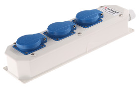 Złącze przemysłowe - zasilające 230 V MENNEKES Szary