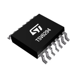 TSV6294IPT Rail-to-rail input/output 5V CMOS Op-Amps, micro-power (29uA), GBP=1.3MHz, quad