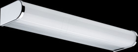 70879 Arneb LED wall light, 9 W, 550 lm, 3000 K, IP44, 326 mm, chrome