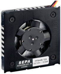 chrupki SEPA HFB44B12A-006, 12 V/DC, (D x S x W) 7.50 x 44 x 44 mm