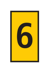 Oznacznik kabli z klipsem Zatrzask HellermannTyton zakres 2.8 → 3.8mm Cable Marker ilość 1000jednostki