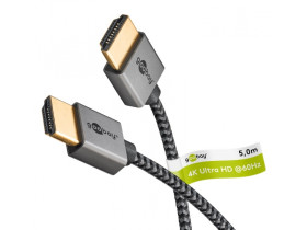 Slim przewód HDMI o dużej szybkości transmisji z Ethernetem 4K/60Hz