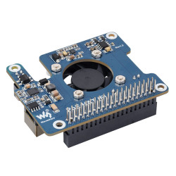 PoE HAT (F) for Raspberry Pi 5 (5V/12V Outputs)