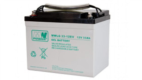 Akumulator Vrla Żelowy 12V 33Ah (Żywotność 12-15Lat) Mwlg33-12Ev