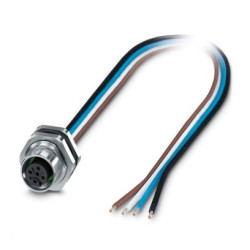 Złącze wielostykowe przemysłowe 4-pinowe M12 Montaż tylny Gniazdo Phoenix Contact