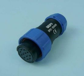 SP-2110/S12 GN.12-PIN NA KAB. IP68 WEIPU