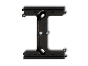 DECO / MINI Moduł rozszerzający puszkę natynkową pojedynczą składaną do ramek wielokrotnych DECO i MINI czarny mat 12DPU-2 KARLI