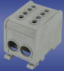 Odgałęźnik instalacyjny 2x35mm2 szary LZ – 1*35/35 46.136