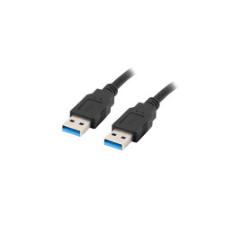 Kabel USB-A 3.0 1.8M czarny Lanberg