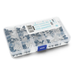 Zestaw kondensatorów elektrolitycznych THT - 200szt. - justPi