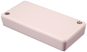 Obudowa ABS szerokość zew. 40 mm długość zew. 80 mm wys. zew. 15 mm Hammond IP54 Szary