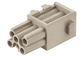 Wzmocnione złącze zasilania 6-pinowe HARTING 10A 250 V Żeński