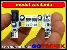 MB102 moduł zasilania do płytki stykowej - biały