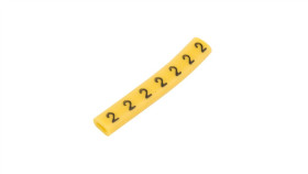 Oznacznik Przewodów Oz-0/2 Żółty E04zp-01020100300 /100Szt./