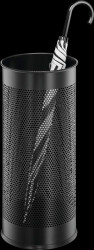 335001 Umbrella stand, 28.5 l, metal, black
