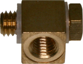 Swivel screw connection, brass, for threaded connection M5, 50.121