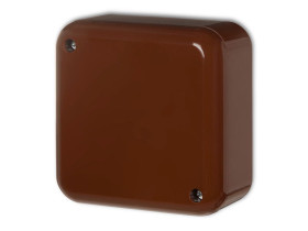 Puszka instalacyjna natynkowa bez złączek brązowy IP20 4PN-2 KARLIK