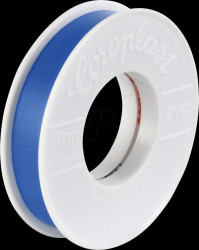 1575 VDE Electrical insulation tape, 10 m, 9 mm, blue