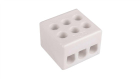 Złączka Gwintowa Porcelanowa Szkliwiona 2,5 Mm 3 Tory Cpo 3-2.5 80018516...