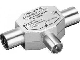 Adapter T koncentryczny: podwójne gniazdo koncentryczne...