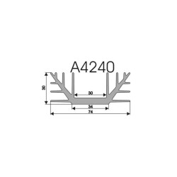 Radiator A4240 L-7cm