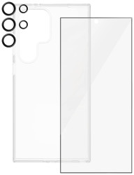 PanzerGlass 3-in-1 Bundle "Edge2Edge Glass + Case + Lens" Zestaw pokrywa + szkło ochronne Samsung Galaxy S24 Ultra BSAFE