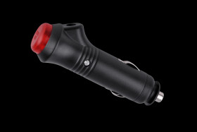 Car Cigarette Lighter Plug with On-Off Switch and Fuse