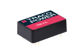 Przetwornica DC-DC, 3W, Uwe 4,5 → 9 V DC, Uwy ±15V dc, Iwy ±100mA, TRACOPOWER
