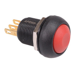 IMR7Z462UL APEM Red Momentary 12mm Push Button Switch SPDT IP67
