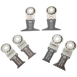 Fein 35222967010 E-Cut Plunge Saw Blades for Wood &amp; Metal 6 Pcs