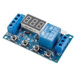 Przekaźnik czasowy 0-999 minut programowalny wielofunkcyjny 10-funkcji