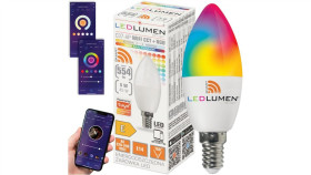 Żarówka Led C37-Ap E14 5W Led Wifi Cct+Rgb