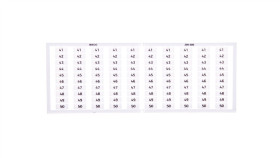 Ramka Z Oznacznikami 10X 41-50 209-606 /5Szt./
