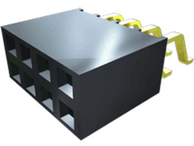 Gniazdo PCB 4 -pinowe raster: 2.54mm Szyna Gniazdowa Do Montażu Powierzchniowego Proste SMD