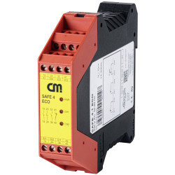 CM Manufactory 45320 Safety Relay SAFE 4.3eco 24V DC/AC Emergency Stop