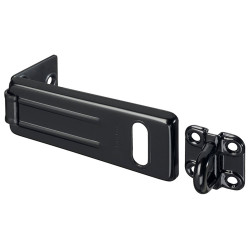 Master Lock 704EURDBLK Wrought Steel Hasp Matt Black 115mm