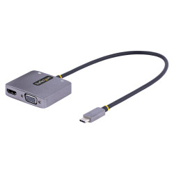 Adapter, 4K, do wyświetlaczy: 1, USB C, USB C, HDMI, VGA