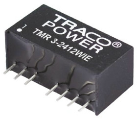 Przetwornica DC-DC, 3W, Uwe 18 → 36 V DC, Uwy 5V dc, Iwy 600mA, TRACOPOWER