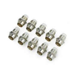 Oprawka LED 5mm - metalowa wklęsła - 10szt.