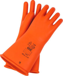 HUBIX H044 3OG Rękawice elektroizolacyjne klasy 3 RC, pomarańczowe, 41cm, do 26 500 V AC/ 39 750 V DC, Rozmiar: 9