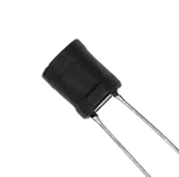 Dławik radialny 22 mH 70mA Otwór przezierny ±10% Wyprowadzenia promieniowe 48Ω Rdc