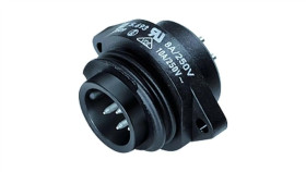 09 4227 00 07 Złącze: Okrągłe 692,693,Rd24 250V Pin: 7 Gniazdo Męskie 10A