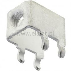 Konektor: zacisk śrubowy; M4; THT; mosiądz, katowy