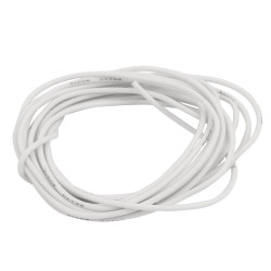 Opencircuit Stranded-Core white wire - 26AWG - 2 meter