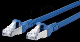 1308452044-E Patch cord RJ45 Cat.6A AWG26 S/FTP LSHF 2.0 m blue