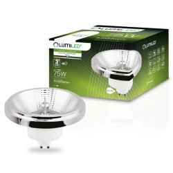 Żarówka LED ES111 GU10 10W = 75W 1055lm 4000K Neutralna 38 Srebrna LUMILED