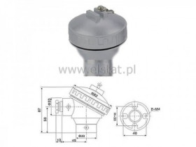 Głowica zaciskowa do sond poziomu i temperatury