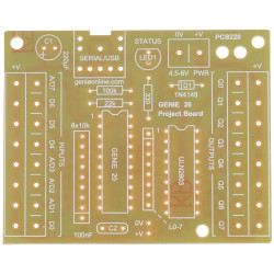 Genie PCB220 20 Pin Custom Project Single PCB Bare Board