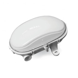 Oprawa kanałowa OVAL FLAT 5W LED 4000K, 580lm, IP54, biała / 34558